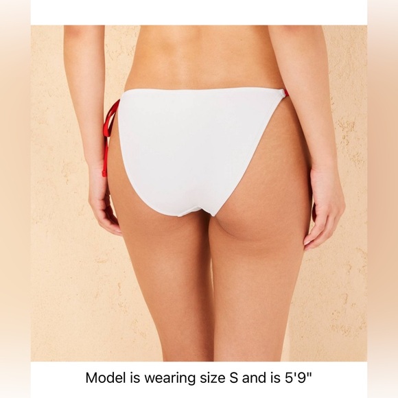 Wild Fable Women’s Embroidered Cherry White Low Rise Cheeky Bikini Bottoms Large - Picture 9 of 12